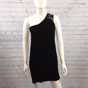 UEC black fitted dress MNG casual size small